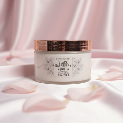Black Raspberry Vanilla Foaming Sugar Scrub