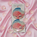 Pink Sea Turtle Car Coaster