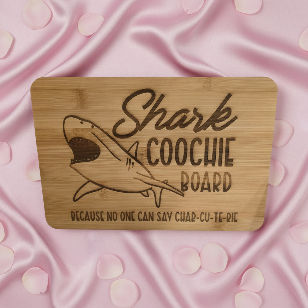 Shark Coochie Cutting Board